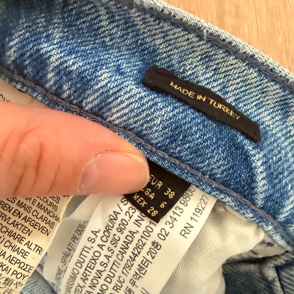 Massimo Dutti Light Blue Women Jeans - Picture 4 of 6